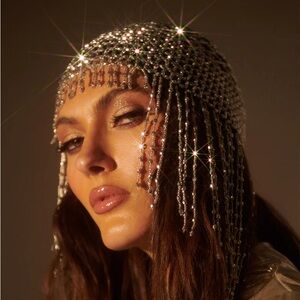 GLAM LIFE BEADED HEADPIECE - O/S